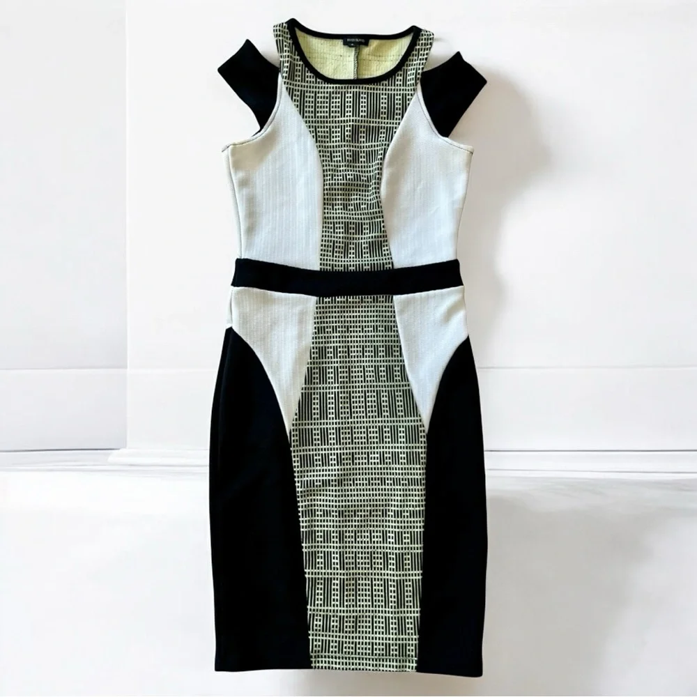 River Island | Black and White Women's Dress Size Medium 6 - Picture 3 of 15